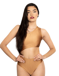 CORA ONE PIECE IN HAZELNUT