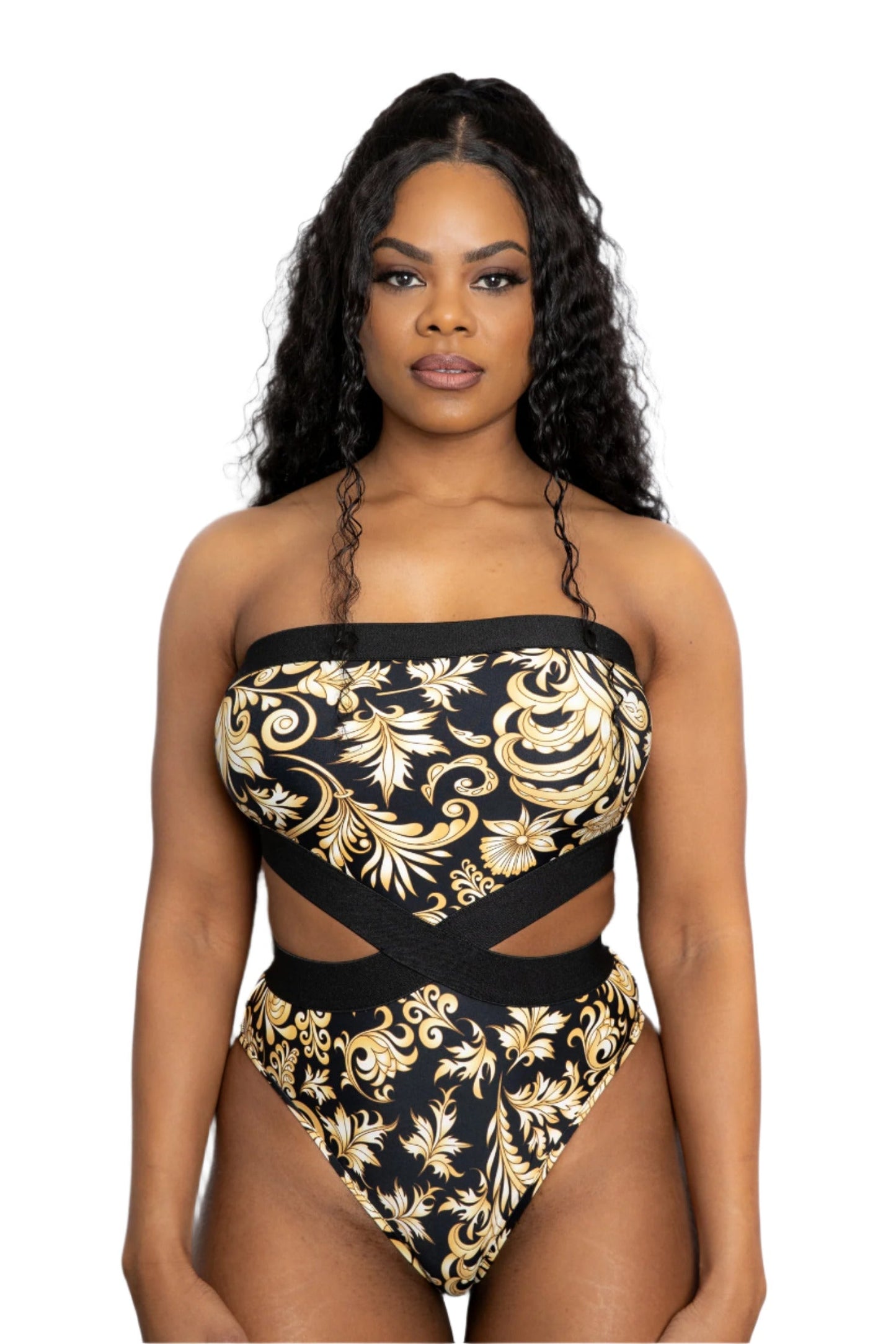 LUNA ONE PIECE BATHING SUIT VERSACE PRINT