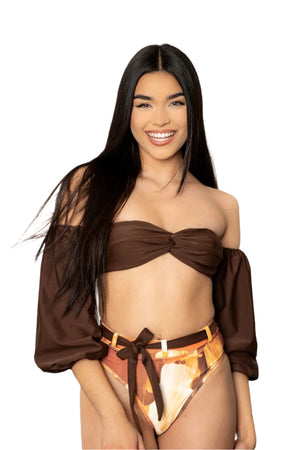 Mohave Sculpting Off-The-Shoulder Bikini Set – Women’s Swimwear