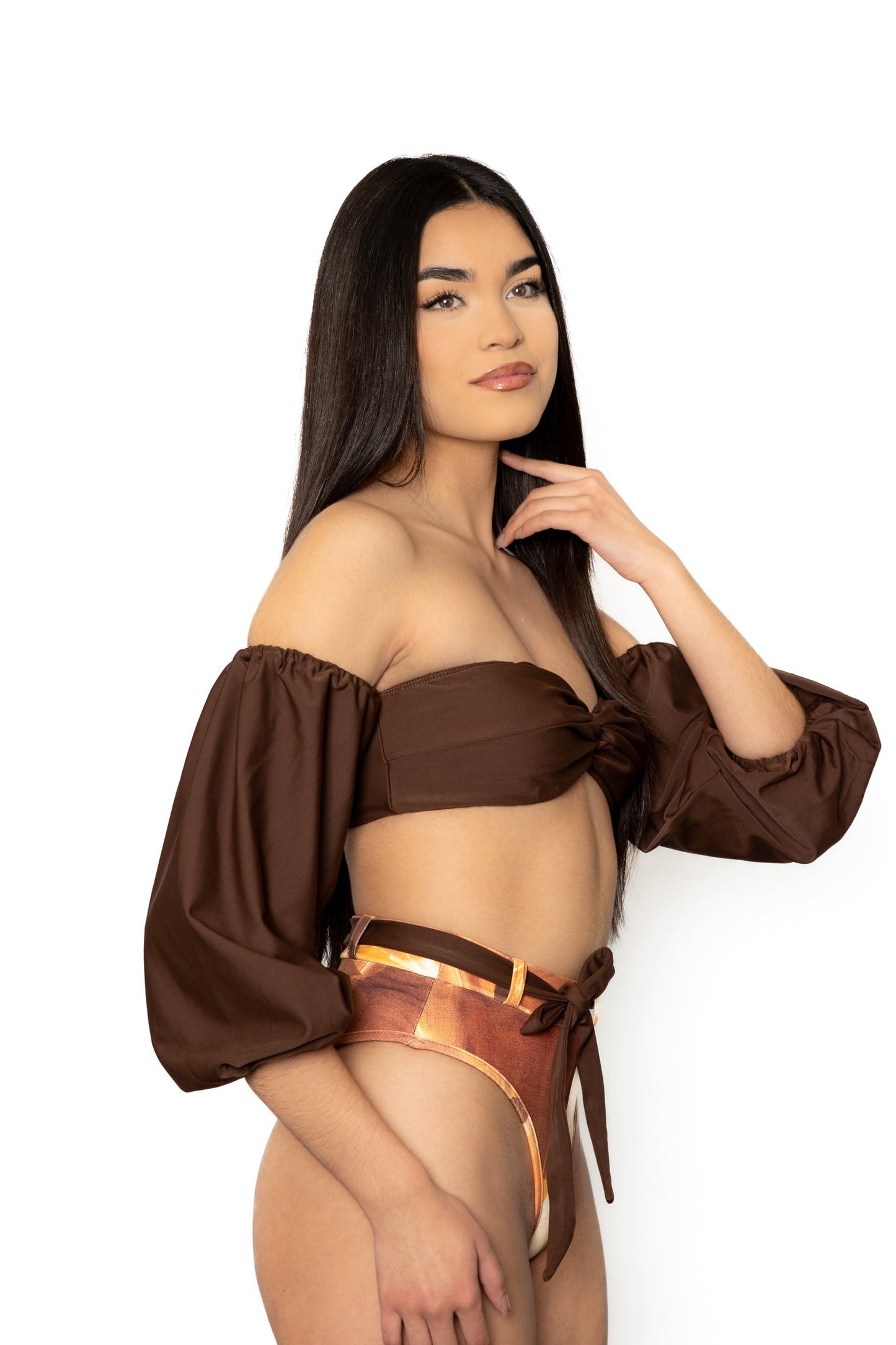 Mohave Off-The-Shoulder Bikini Set – Sunset-Ready Style, Sculpting Confidence