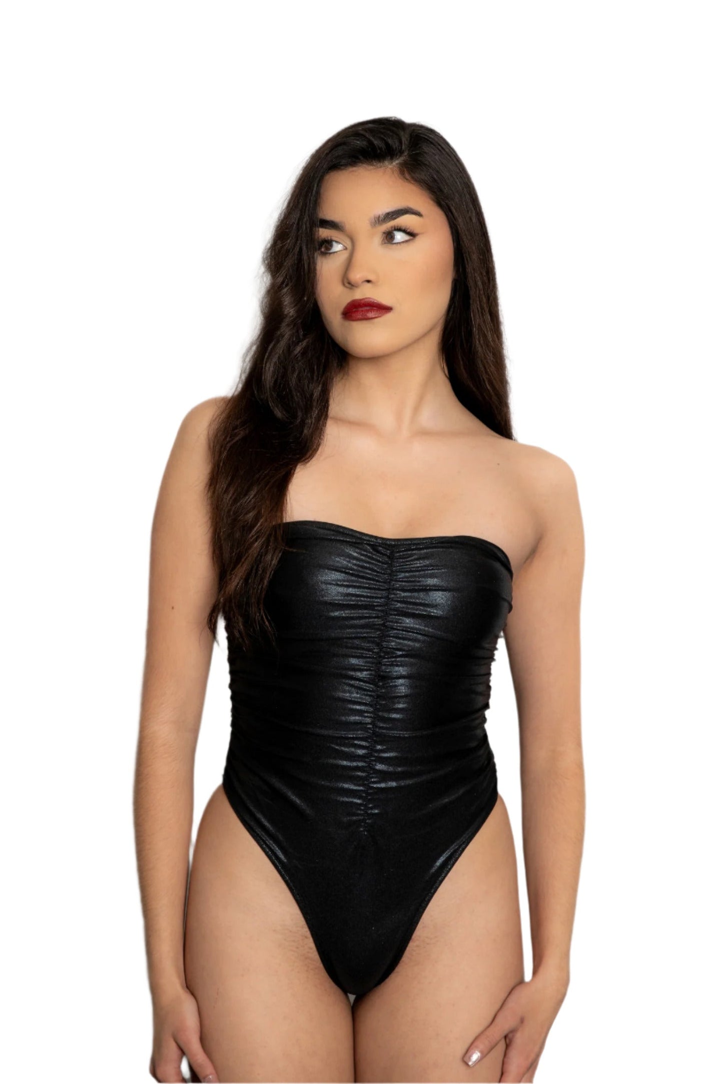SELENE ONE PIECE BATHING SUITE BLACK