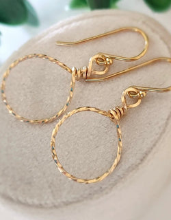 Shoreline Swirl Earrings 14K Gold-Filled, Hypoallergenic