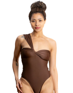 Gobi Off-Shoulder One-Piece Swimsuit- Women’s Swimwear
