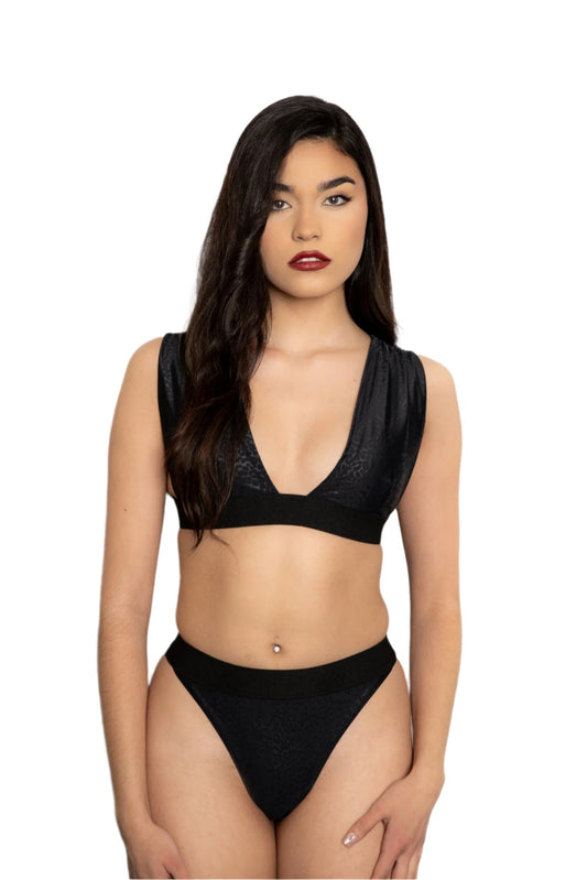 ATHENA BIKINI BLACK LEOPARD 