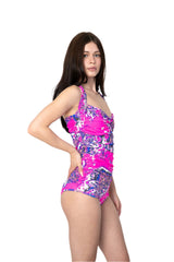 Olympia Full Coverage Slim-Fit Sculpting Sweetheart Swimsuit