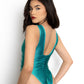 Khepri One-Piece Swimsuit – Metallic Elegance Meets Flattering Confidence