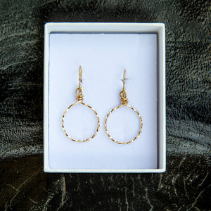 Shoreline Swirl Earrings 14K Gold-Filled, Hypoallergenic