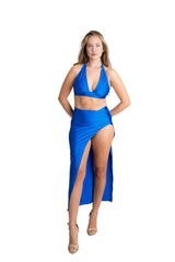 Pallas Three-Piece Bikini and Skirt Set