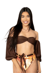 Mohave Off-The-Shoulder Bikini Set – Sunset-Ready Style, Sculpting Confidence