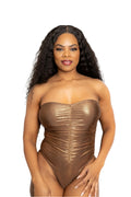 SELENE ONE PIECE BATHING SUITE BRONZE