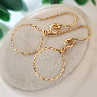 Shoreline Swirl Earrings 14K Gold-Filled, Hypoallergenic