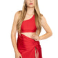 Victoria One Shoulder Maxi Beach Dress – Effortless Luxury Meets Bold Elegance