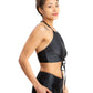 CYRUS TWO PIECE BLACK LEOPARD