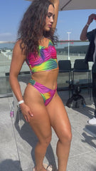 Isadora Sweetheart Bikini Adjustable Straps & Mid Coverage Bottom