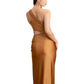 Victoria One Shoulder Maxi Beach Dress – Effortless Luxury Meets Bold Elegance